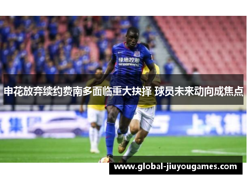 申花放弃续约费南多面临重大抉择 球员未来动向成焦点
